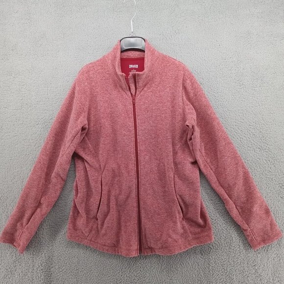 Duluth‎ Trading Co Jacket Womens Large Red Heather Outerwear Outdoors Warm Comfy - Picture 1 of 7